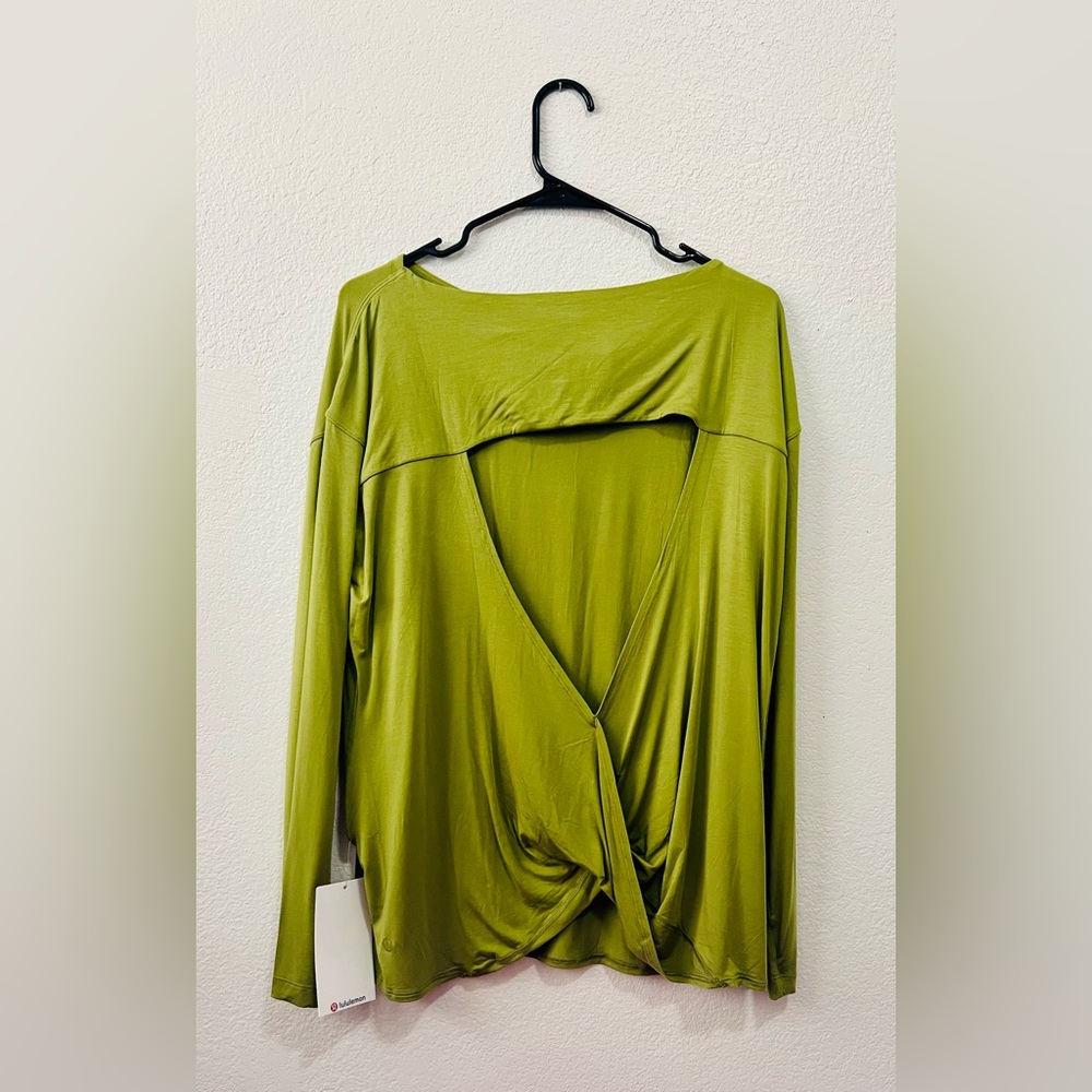 Modal-Blend Open-Back Long Sleeve